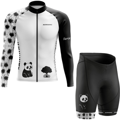 Fierce Zen Panda Cycling Kit – Racefit Jersey & Bib Shorts Set