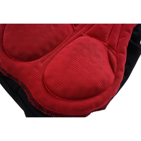 Red gel padding detail for Fusion Cycling Non-Bib Shorts