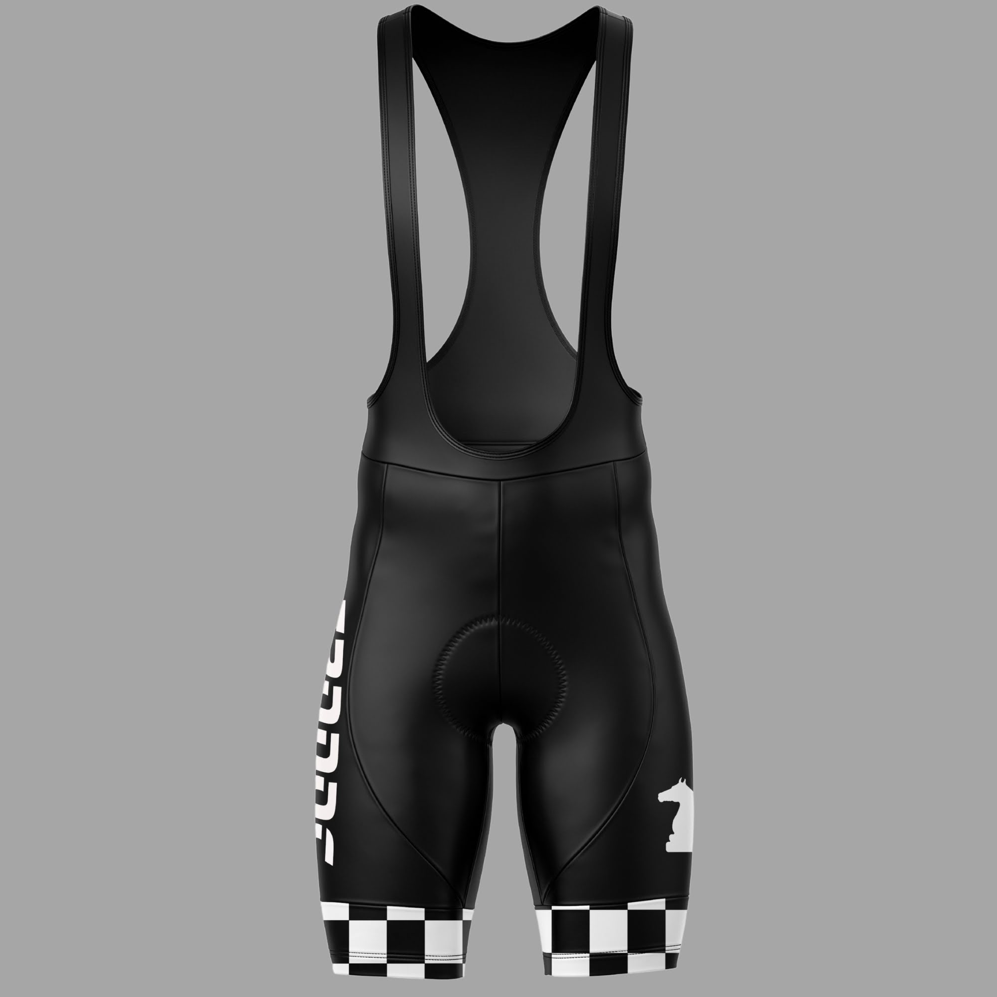 Checkmate Cycling Jersey Bib Shorts Set – Ride Like a Chess Grandmaster! 2XS Bib Shorts Only