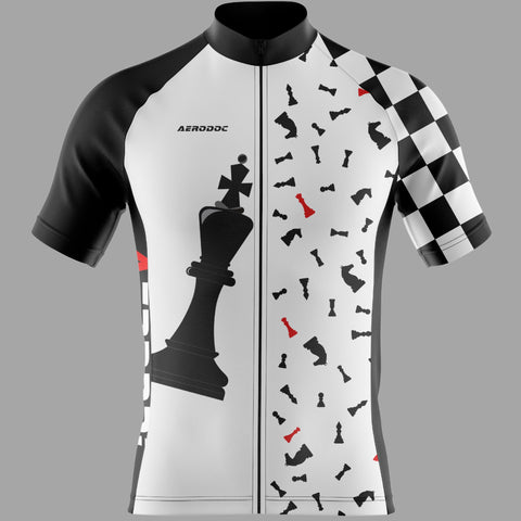 Checkmate Cycling Jersey & Bib Shorts Set – Ride Like a Chess Grandmaster!