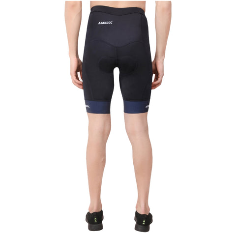 Aerodoc Performance Blue Black cycling gelpad Bib Shorts Men’s