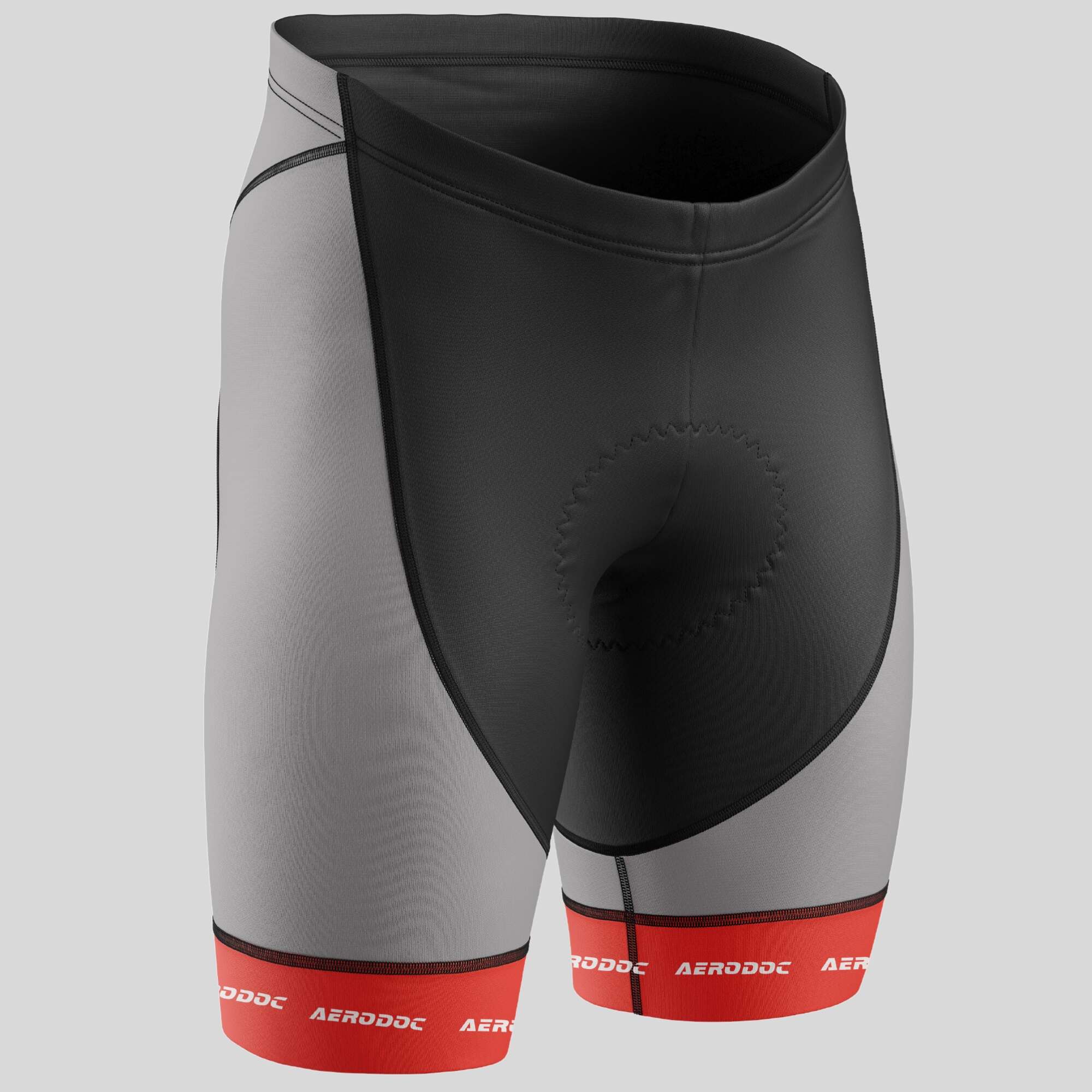 Rear view of Non-Bib Shorts with breathable and stretchable fabric