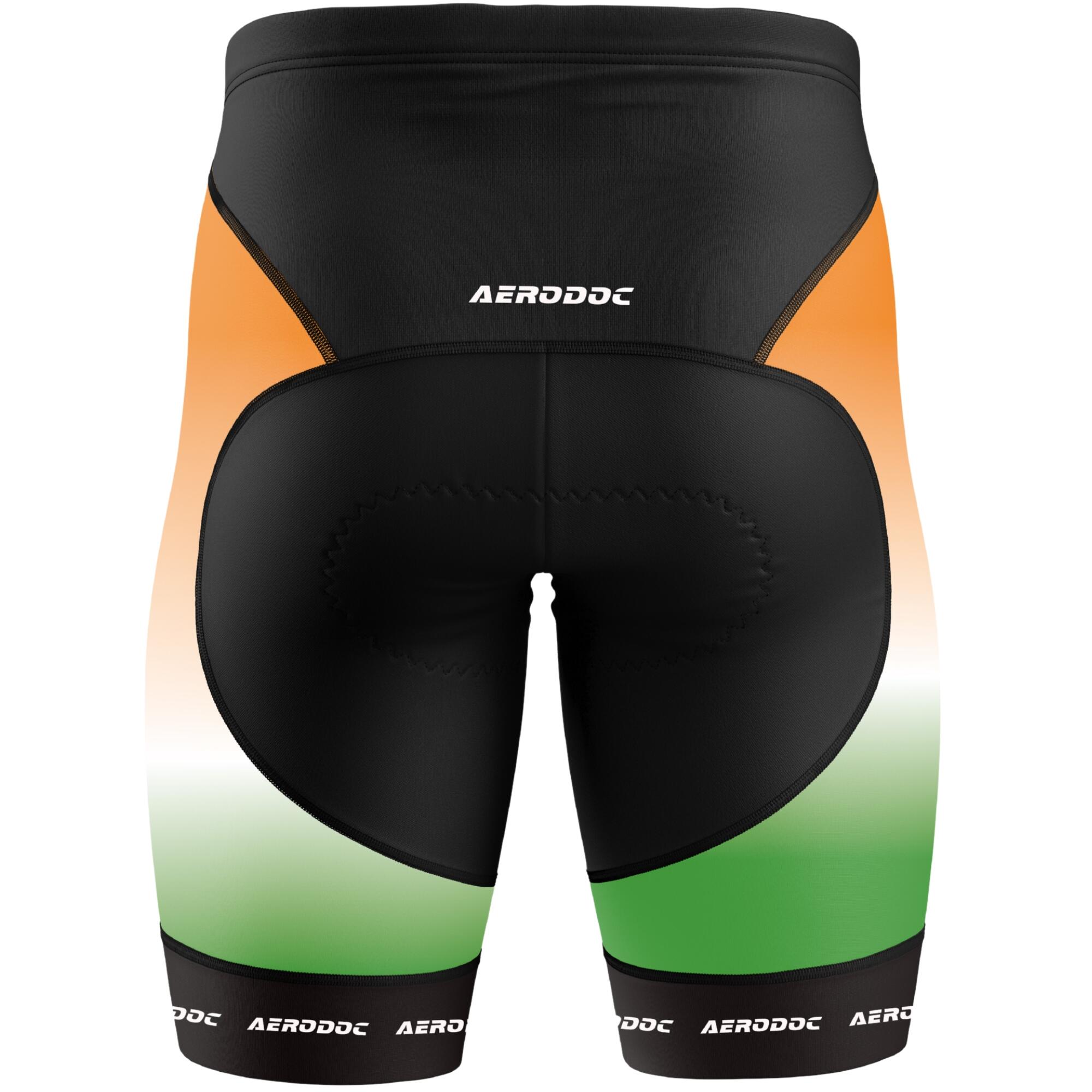 Tricolor Mahadev Cycling Shorts – Back View
